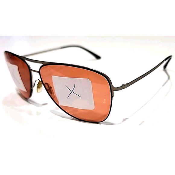 Giorgio Armani AR6007 No Lenses Silver Aviator Unisex Sunglasses Frame 60-14 140